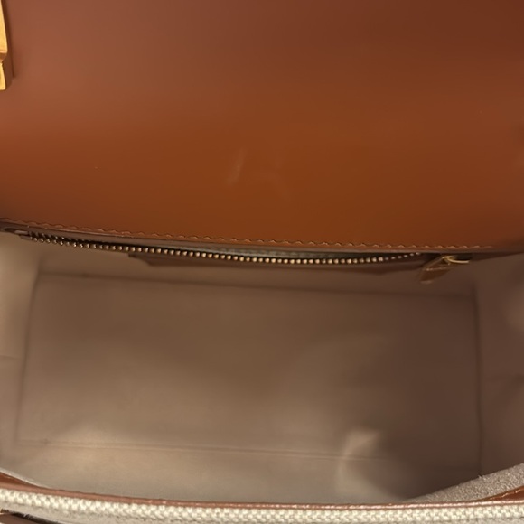 🌷SOLD🌷Balmain Canvas B-Buzz 23 bag with brown leather panels - Picture 6 of 7